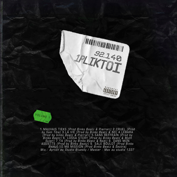 1PLIKTOI - Double vinyle